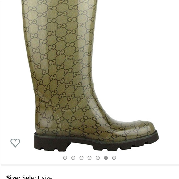 Gucci rain boots. Brand new. Sizes 5.5 and 6.5 - Picture 7 of 8
